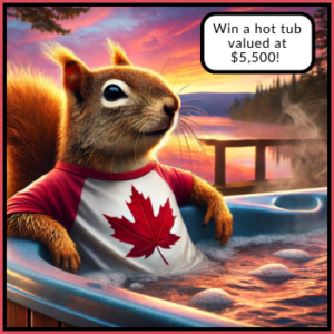 Win a hot tub!