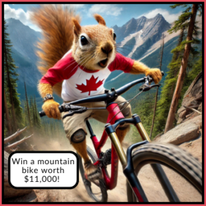 Win a mountain bike worth $11,000