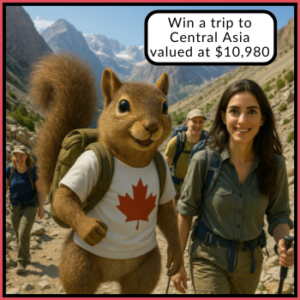 Win a trip to Central Asia