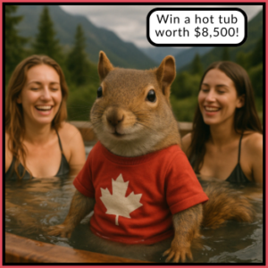 Win a hot tub!