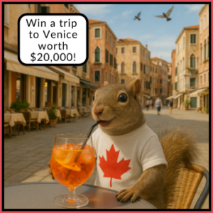 Win a trip to Venice, Italy!
