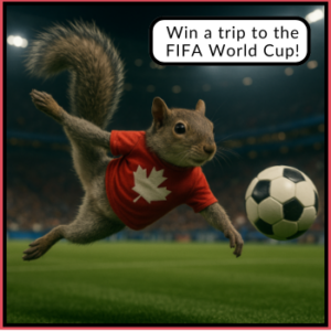 Win a trip to the FIFA World Cup!