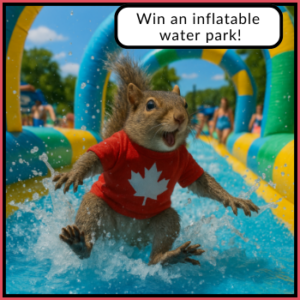 Win an inflatable water park!